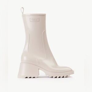 Chloe Betty Rain Boots in Nomad Beige